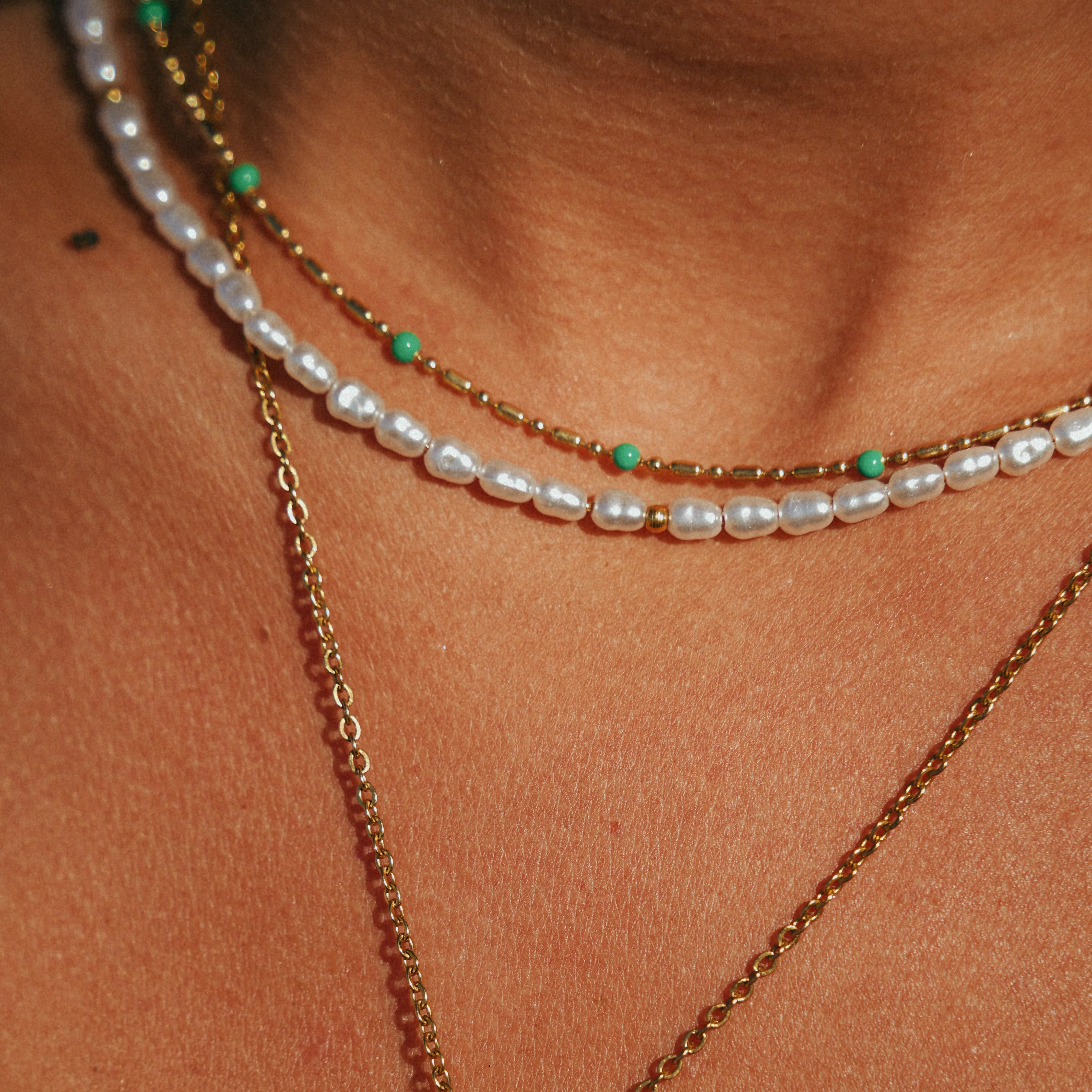 Aloha Pearl and Gold Choker (Bundle) - Image 3