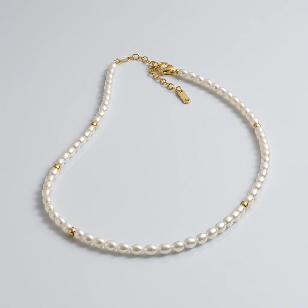 Aloha Pearl and Gold Choker - Image 8