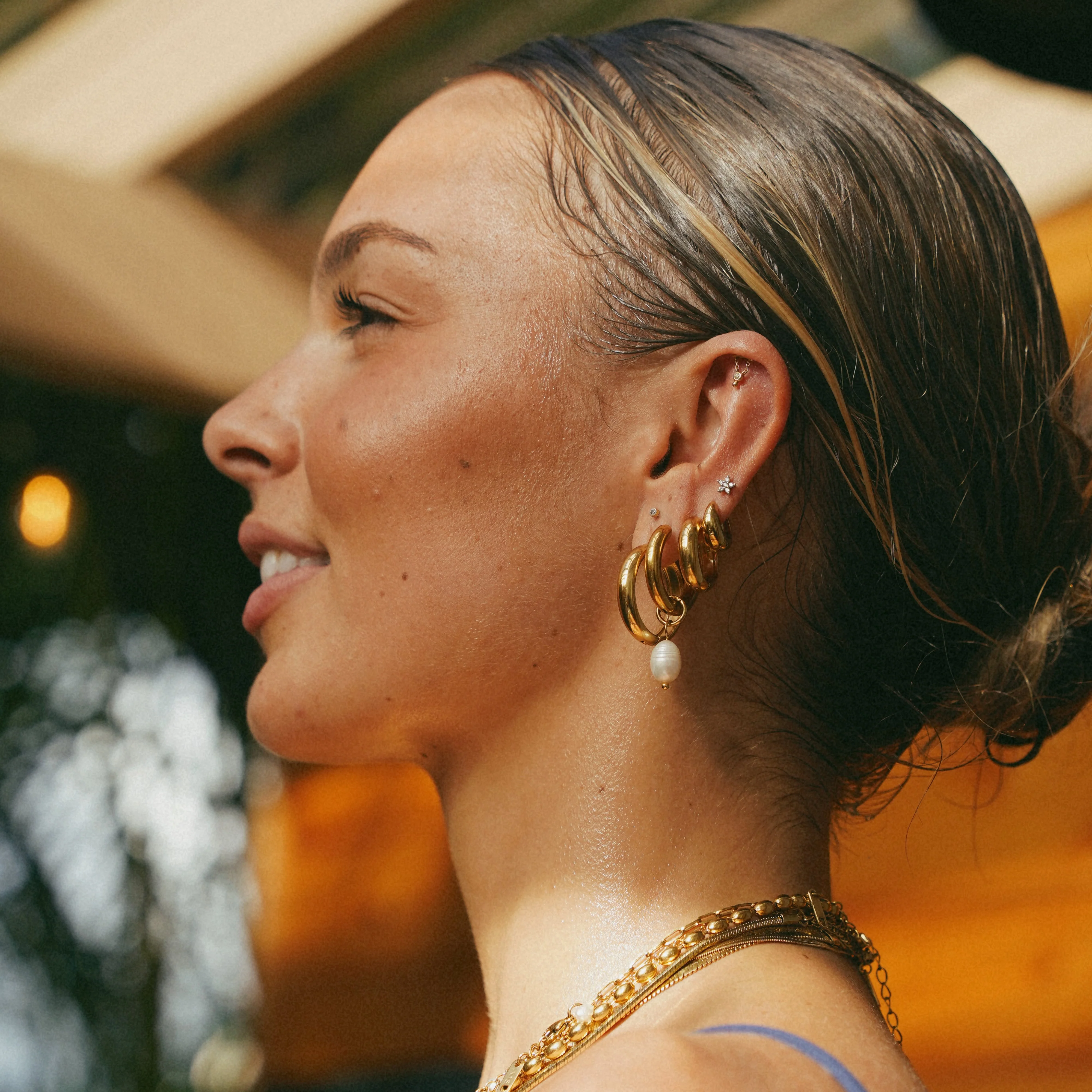 Amara Hoop Earrings - Image 3