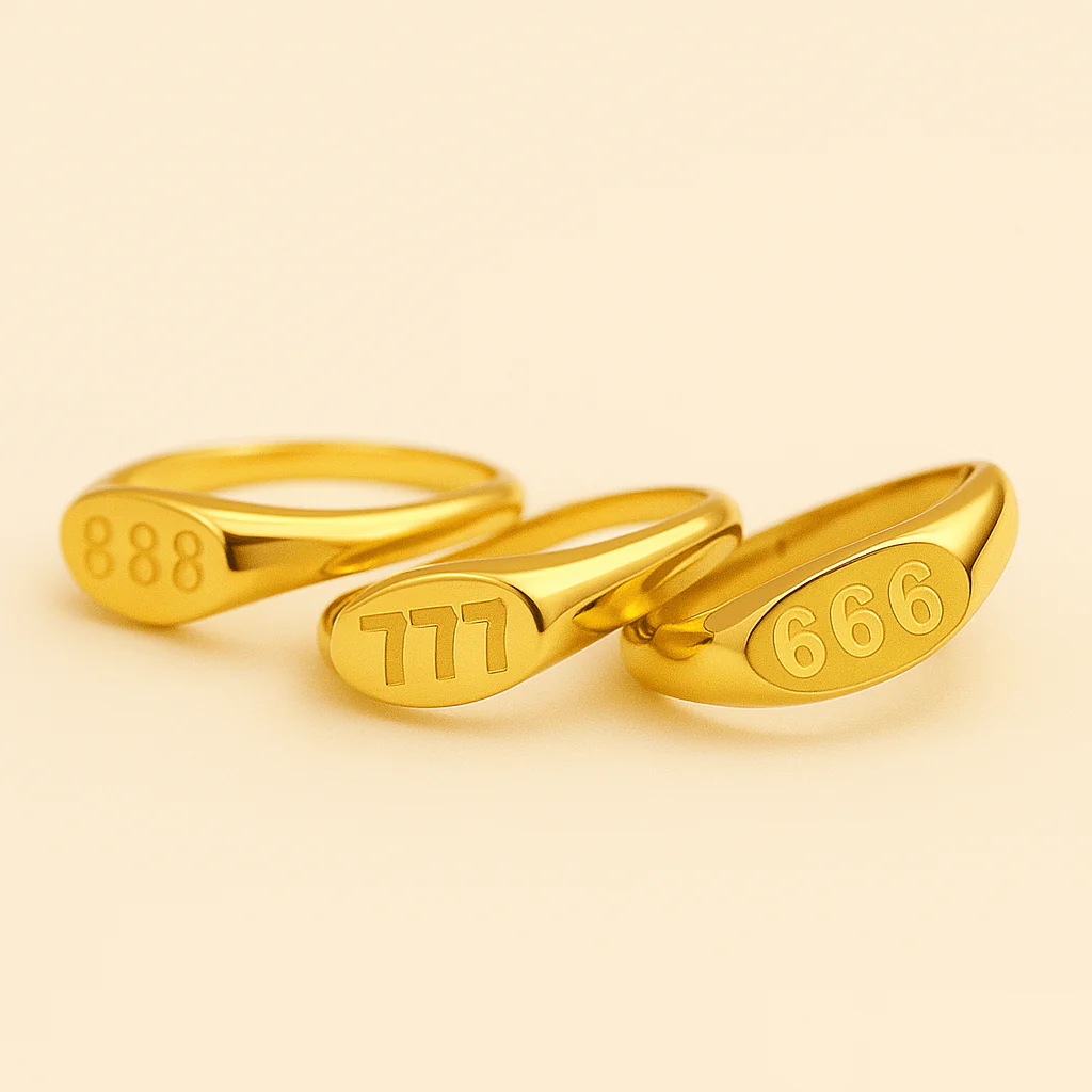 Angelica® Angel Number Signet Ring - Image 10
