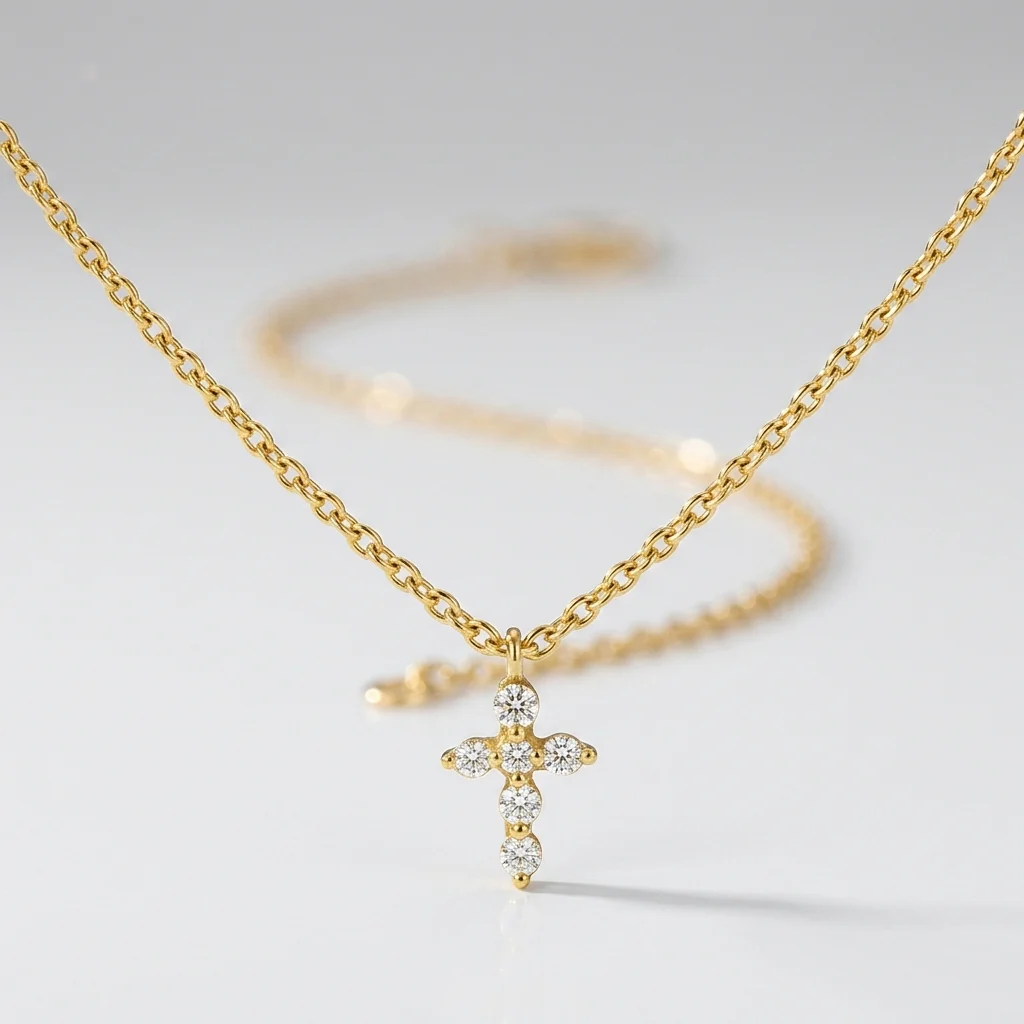 Cascade Cross Necklace - Image 10