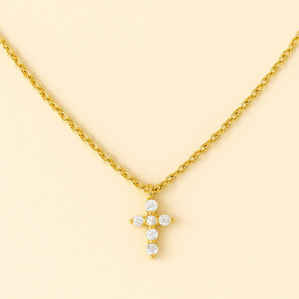 Cascade Cross Necklace - Image 11