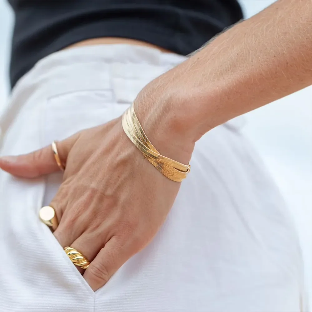 Chelsea Herringbone Bracelet - Image 4