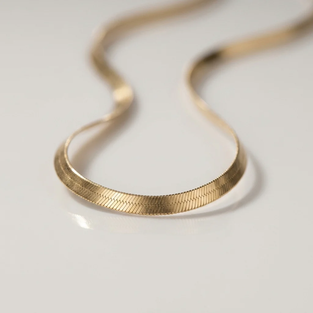 Chelsea Herringbone Necklace - Image 8