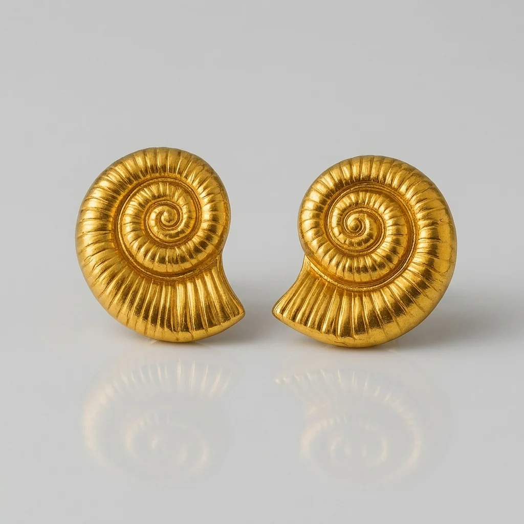 Chunky Shell Earrings - Image 7