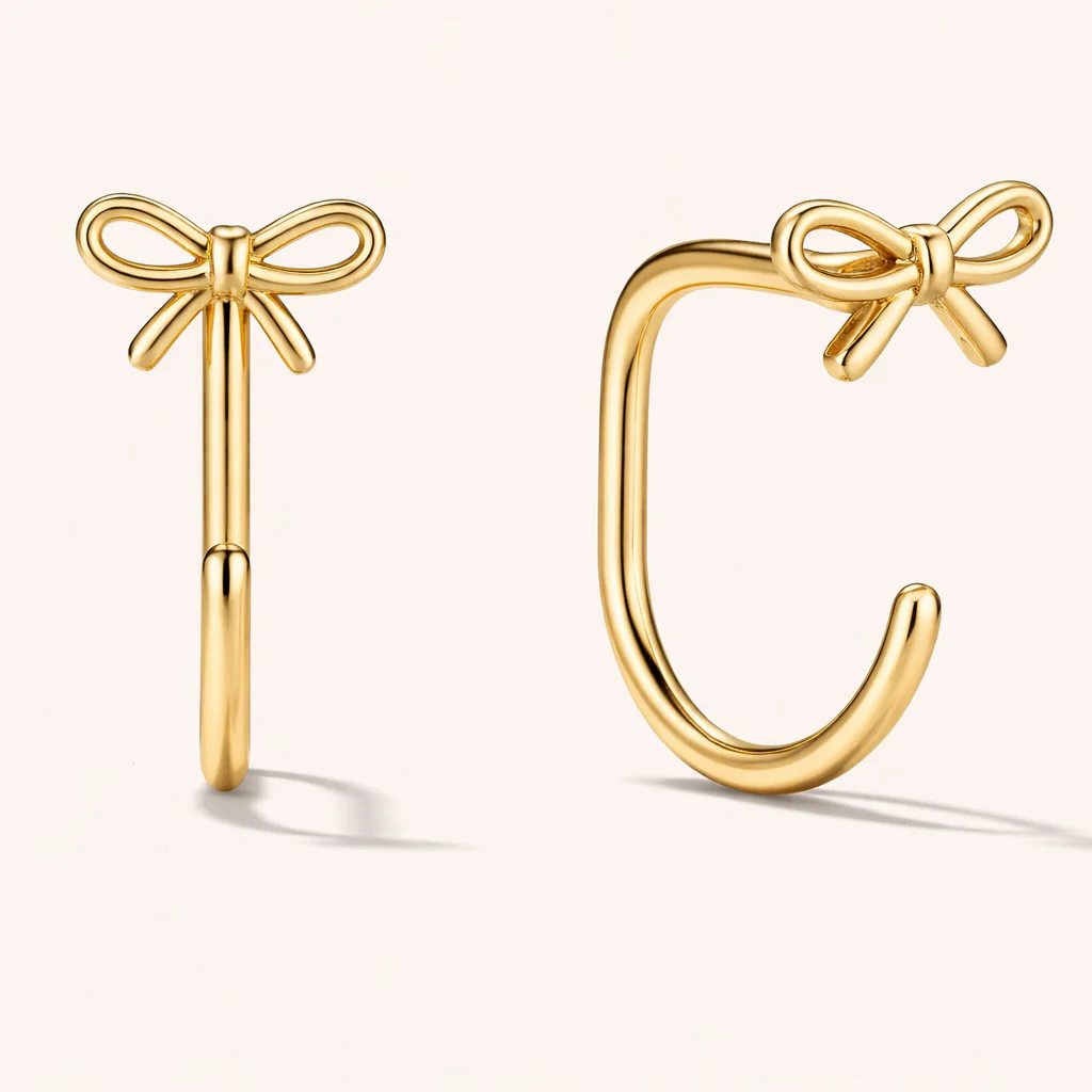 Coco Bow Comfort Earrings - Image 4