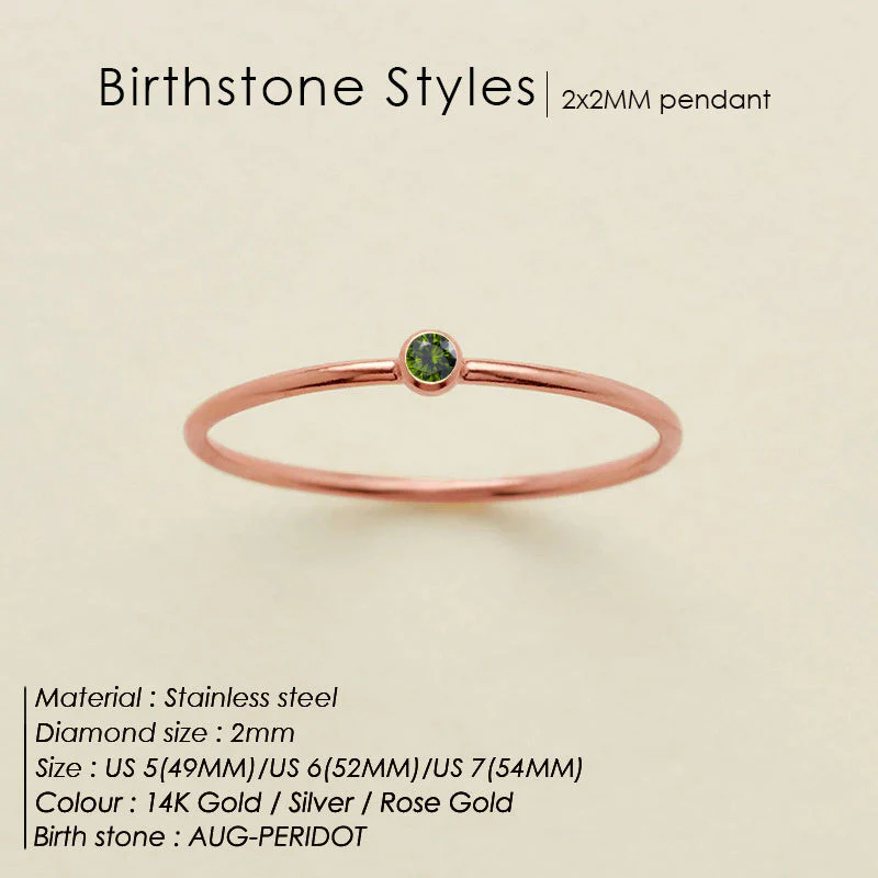 Dainty Birthstone Ring (Bundle) - Image 16