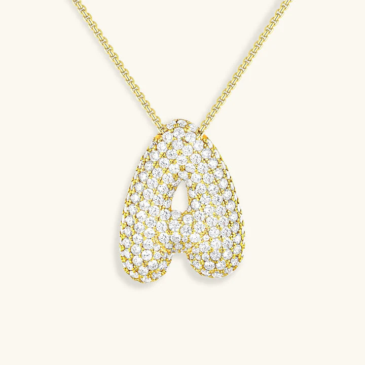 Hailey Bubble Initial Necklace (Bundle) - Image 9