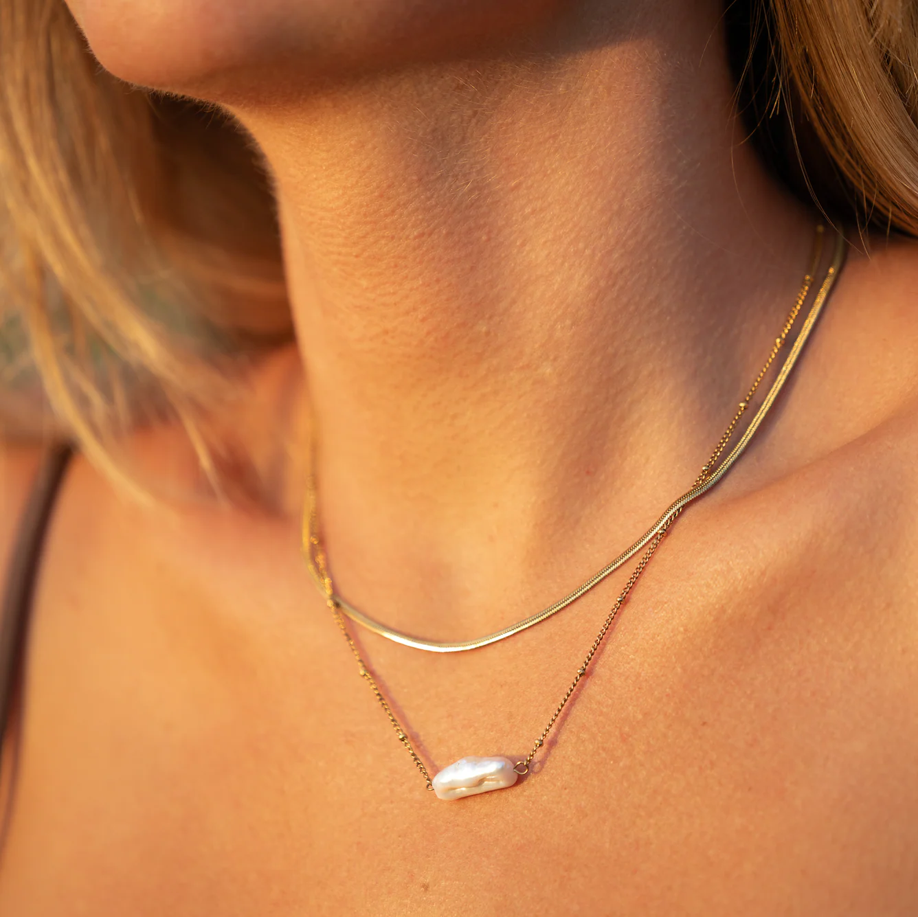Helios Pearl Necklace - Image 2