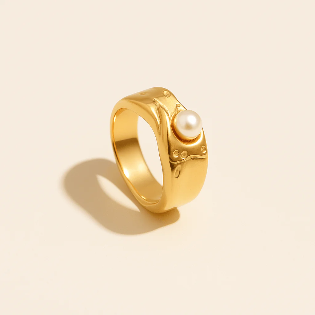 Lava de Oro Pearl Ring (Bundle)