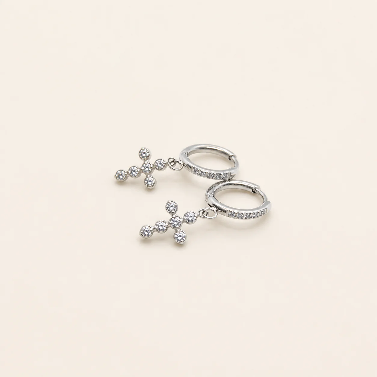 Lumi Cross Hoops - Image 2