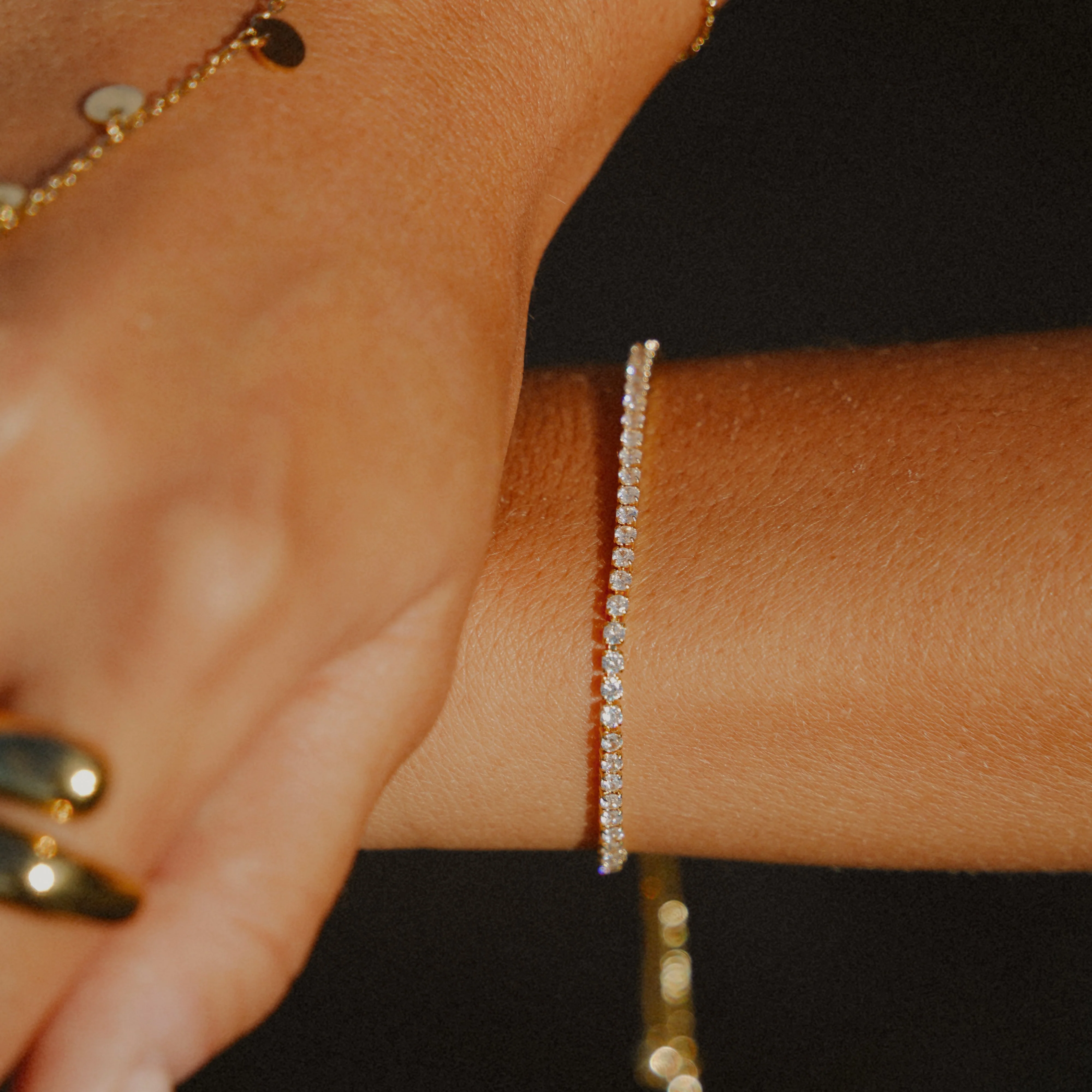 Melly Adjustable Tennis Bracelet - Image 4
