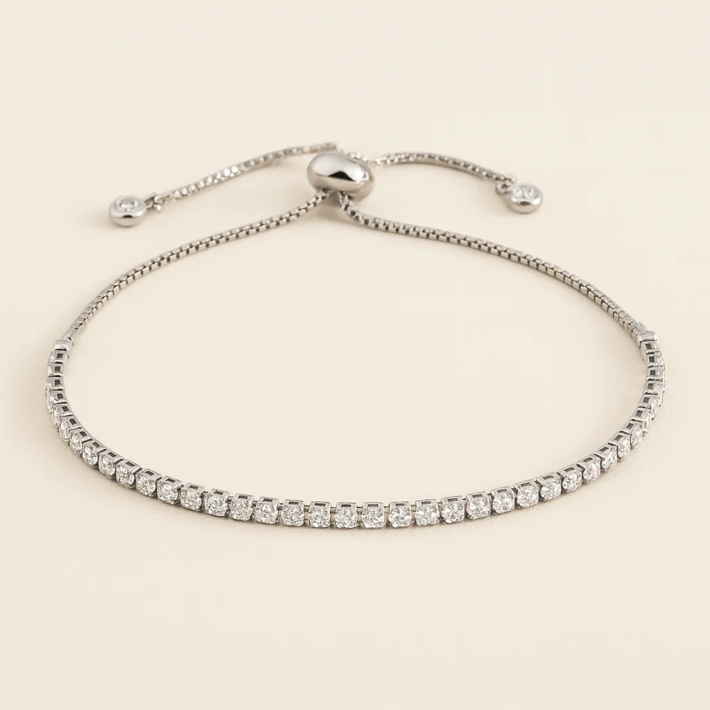 Melly Adjustable Tennis Bracelet - Image 7