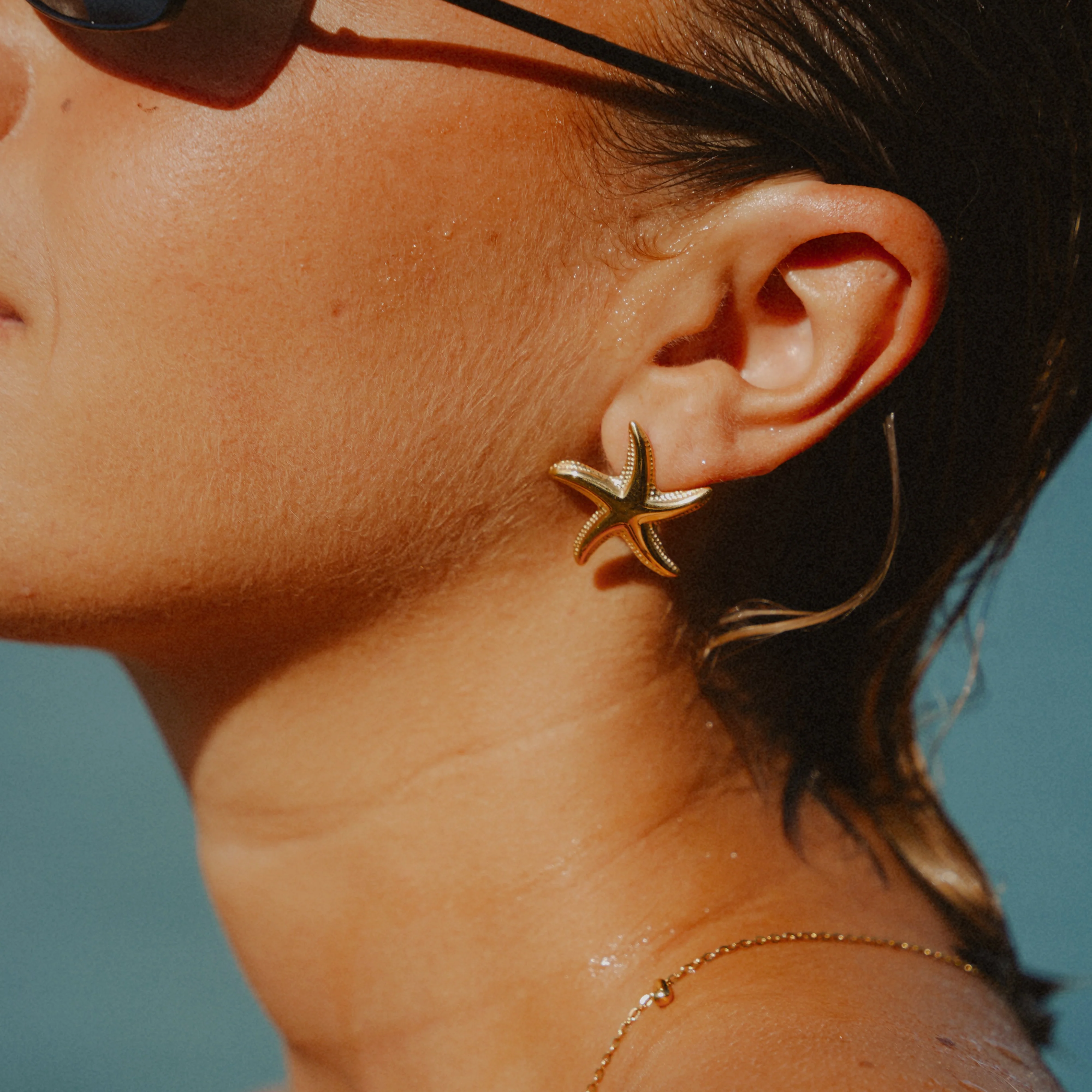 Mini Starfish Earrings - Image 2