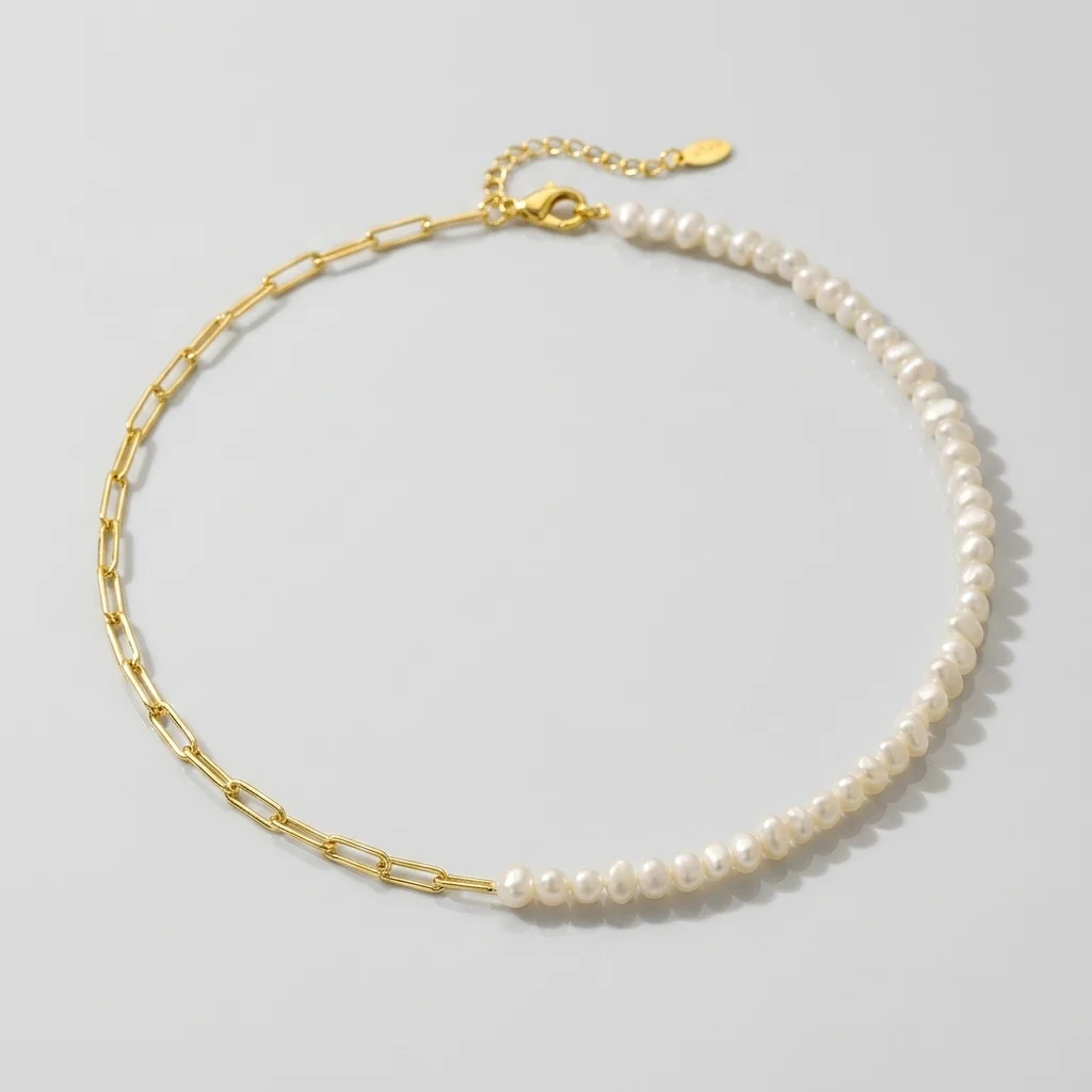 Rhoni® 14K Gold Paper Clip Pearl - Image 9