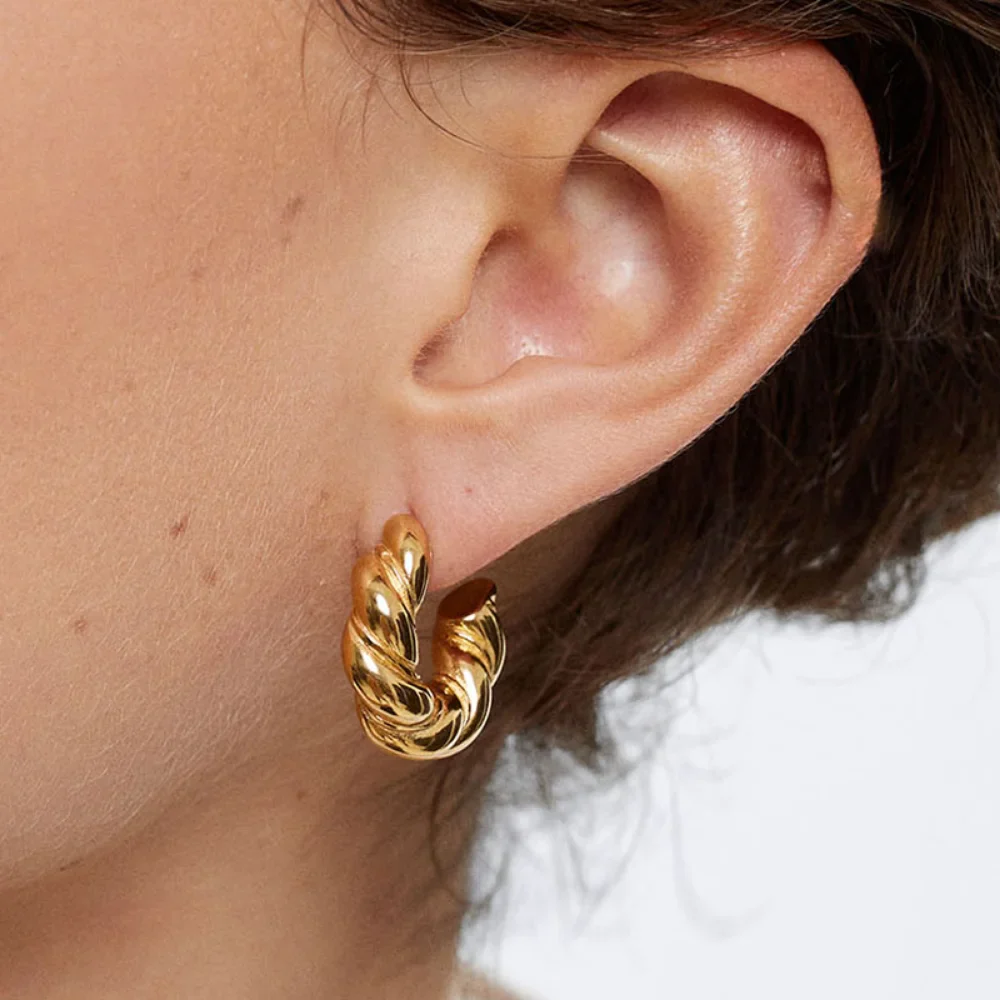 Pastry Hoop Earrings - Image 2