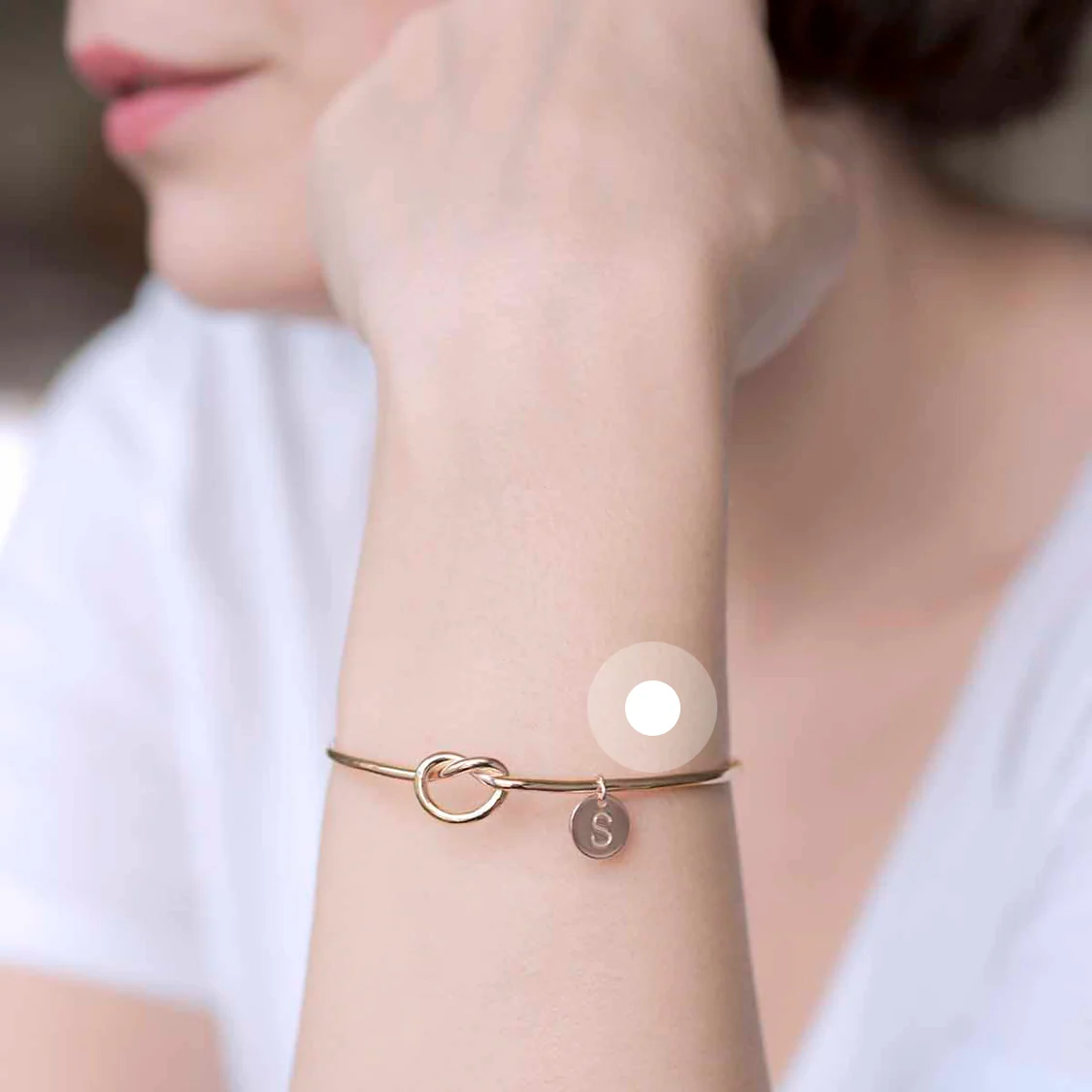Rosa® Infinity Bangle Bracelet. - Image 3
