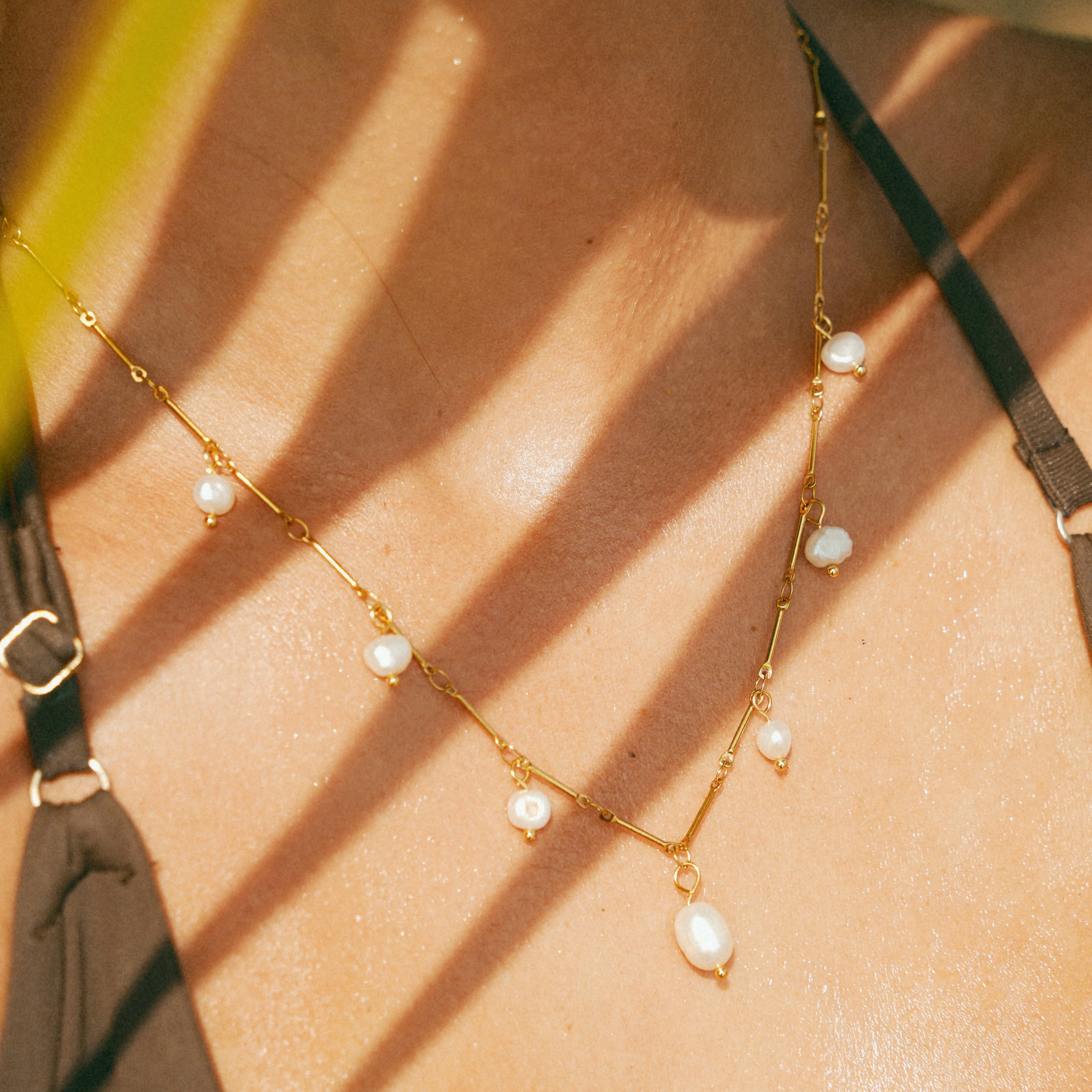 Santorini Pearl Necklace - Image 3
