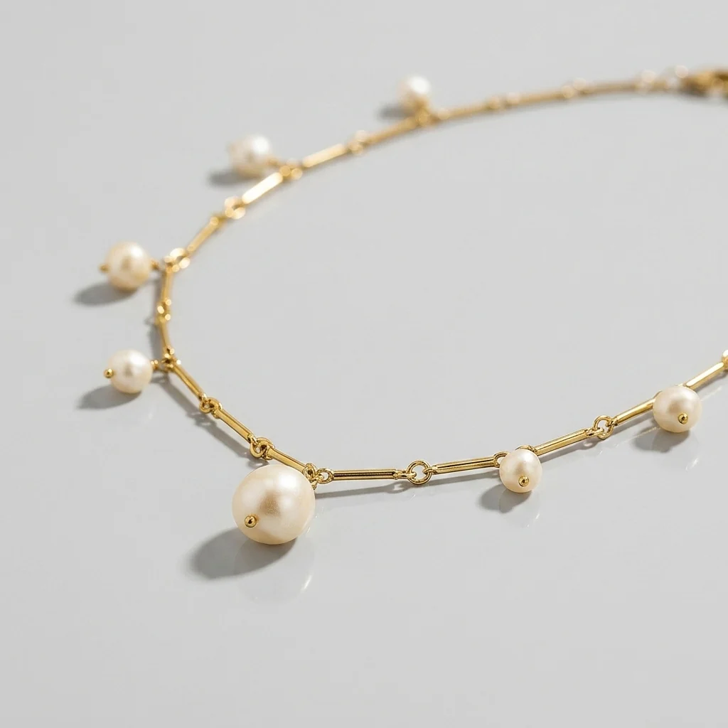 Santorini Pearl Necklace - Image 8