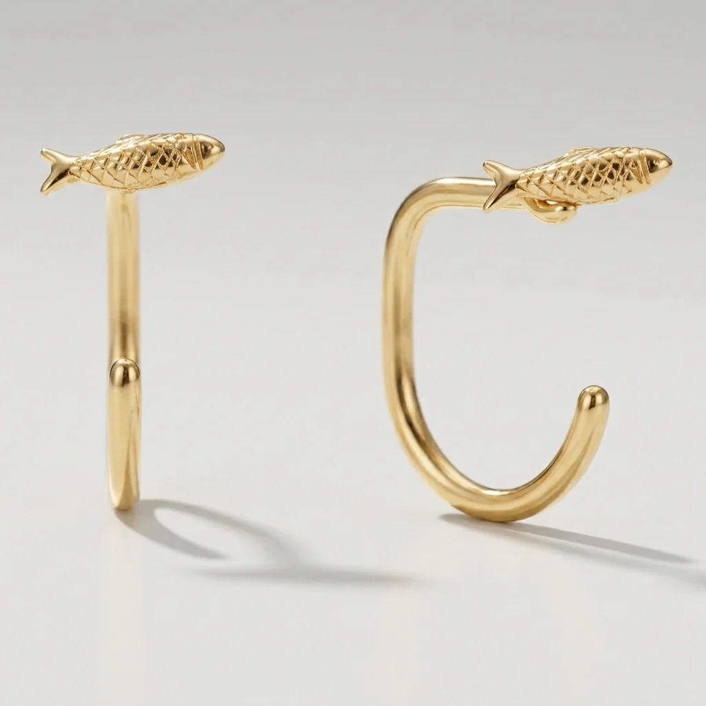 Sardine Comfort Earrings - Image 4