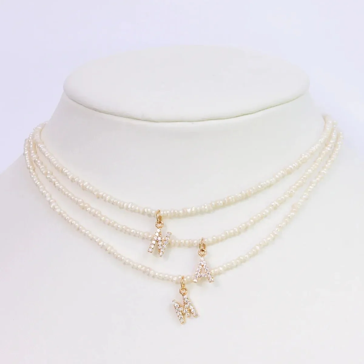 Shelly Pearl Initial Choker (Bundle) - Image 5