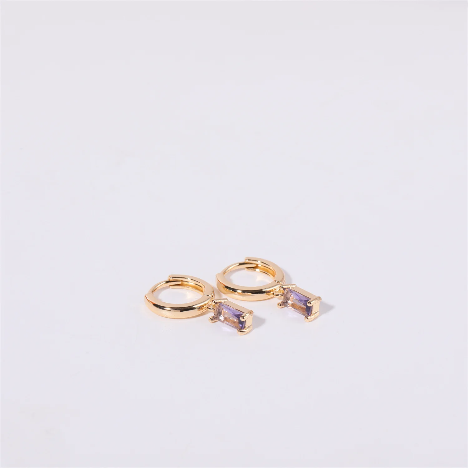 Bella Birthstone Huggies Earrings - Image 13