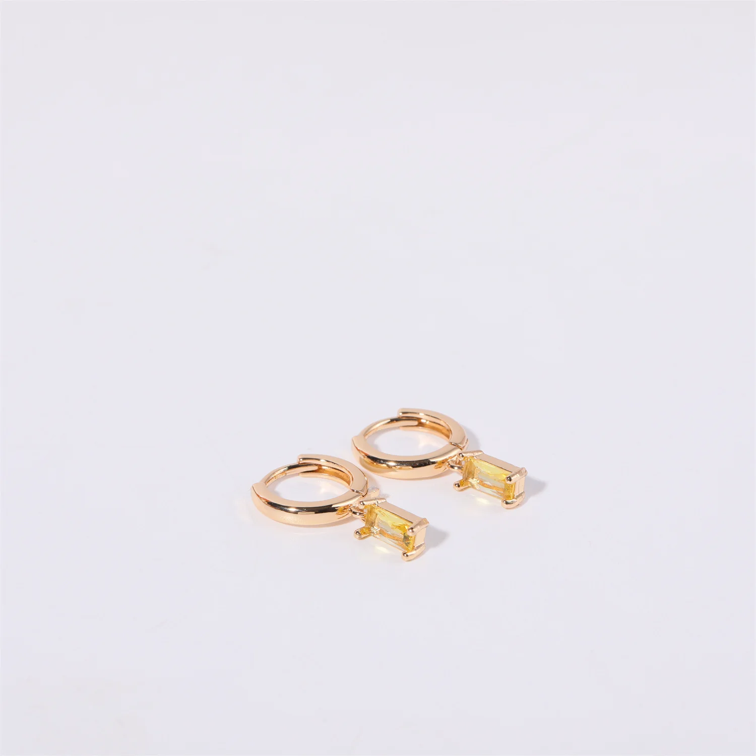 Bella Birthstone Huggies Earrings - Image 14