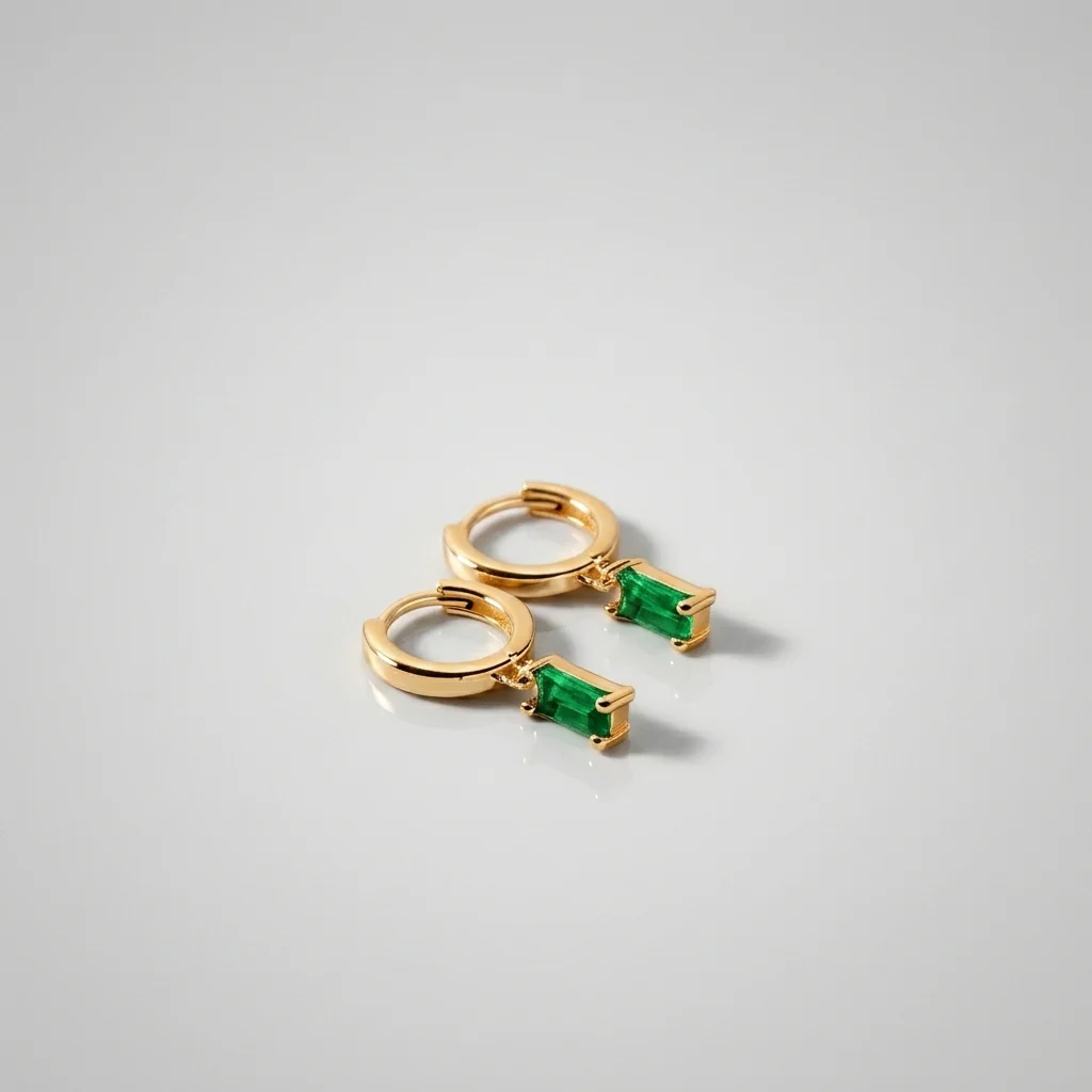 Bella Birthstone Huggies Earrings - Image 18