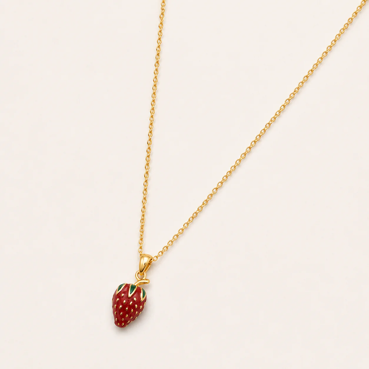 Strawberry Kiss Necklace