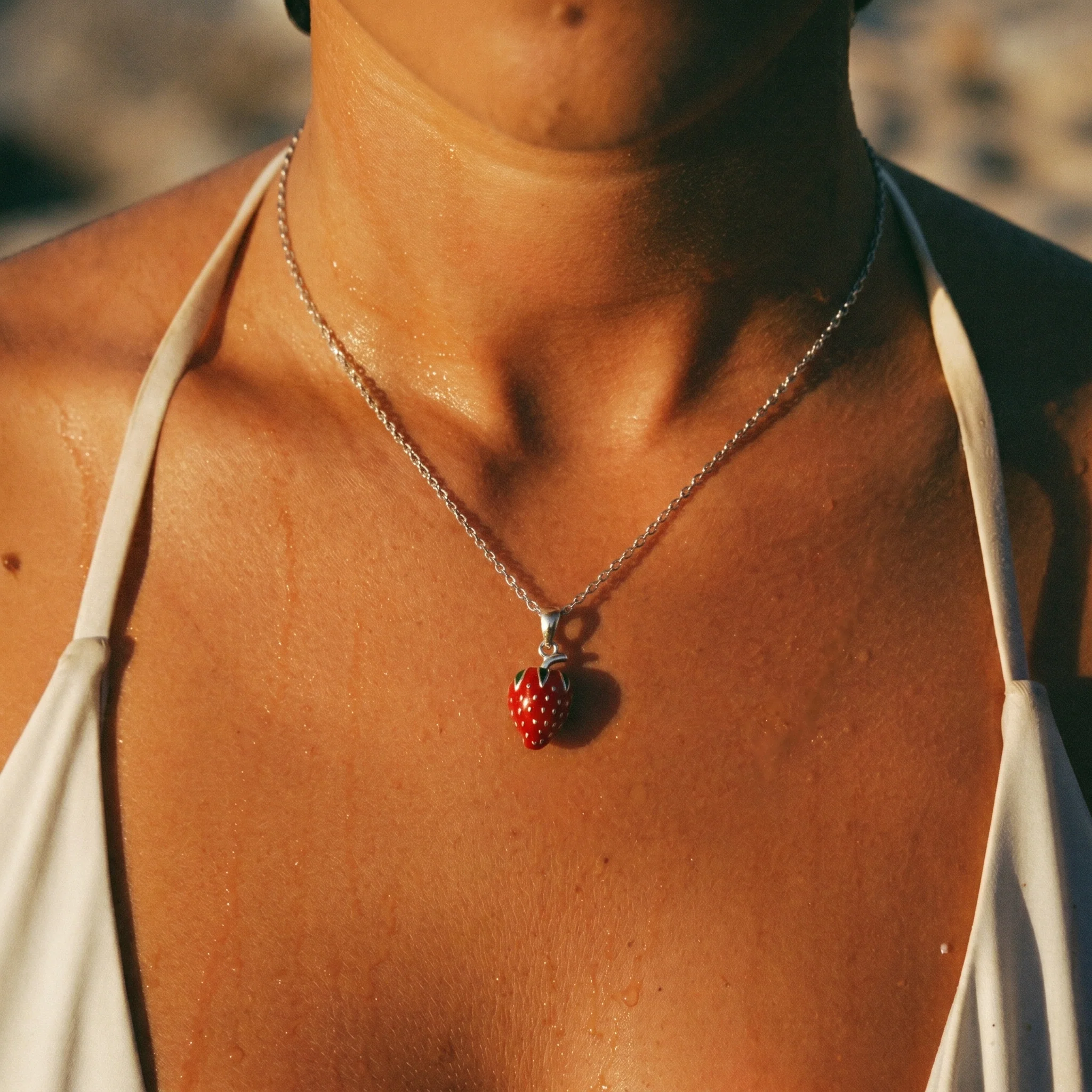 Strawberry Kiss Necklace - Image 4