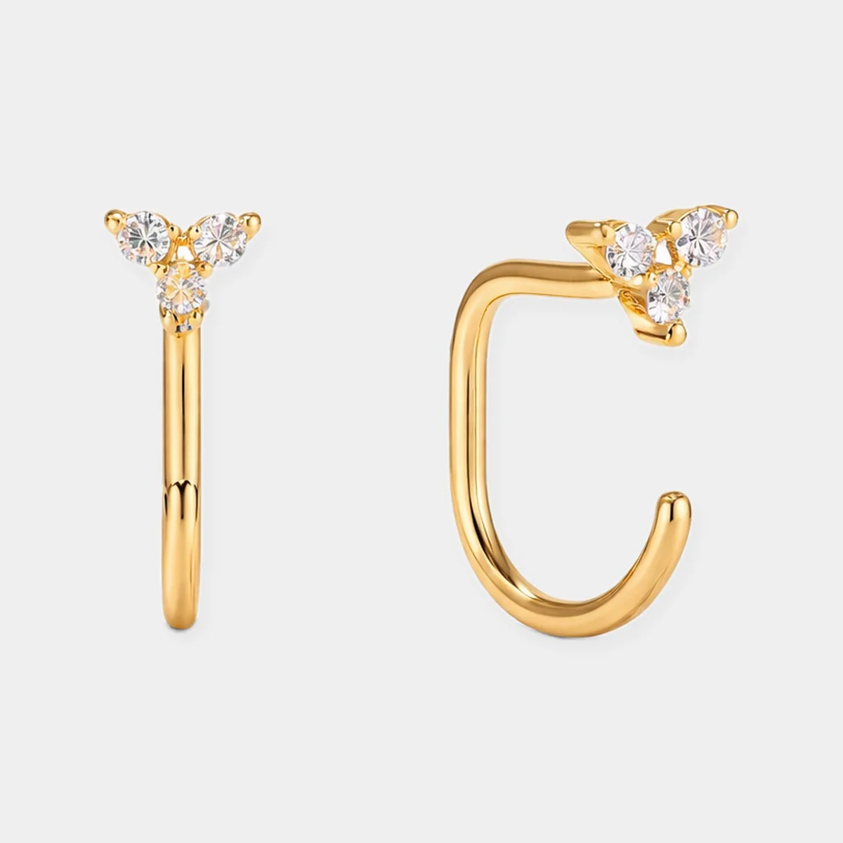 Trinity Star Comfort Earrings