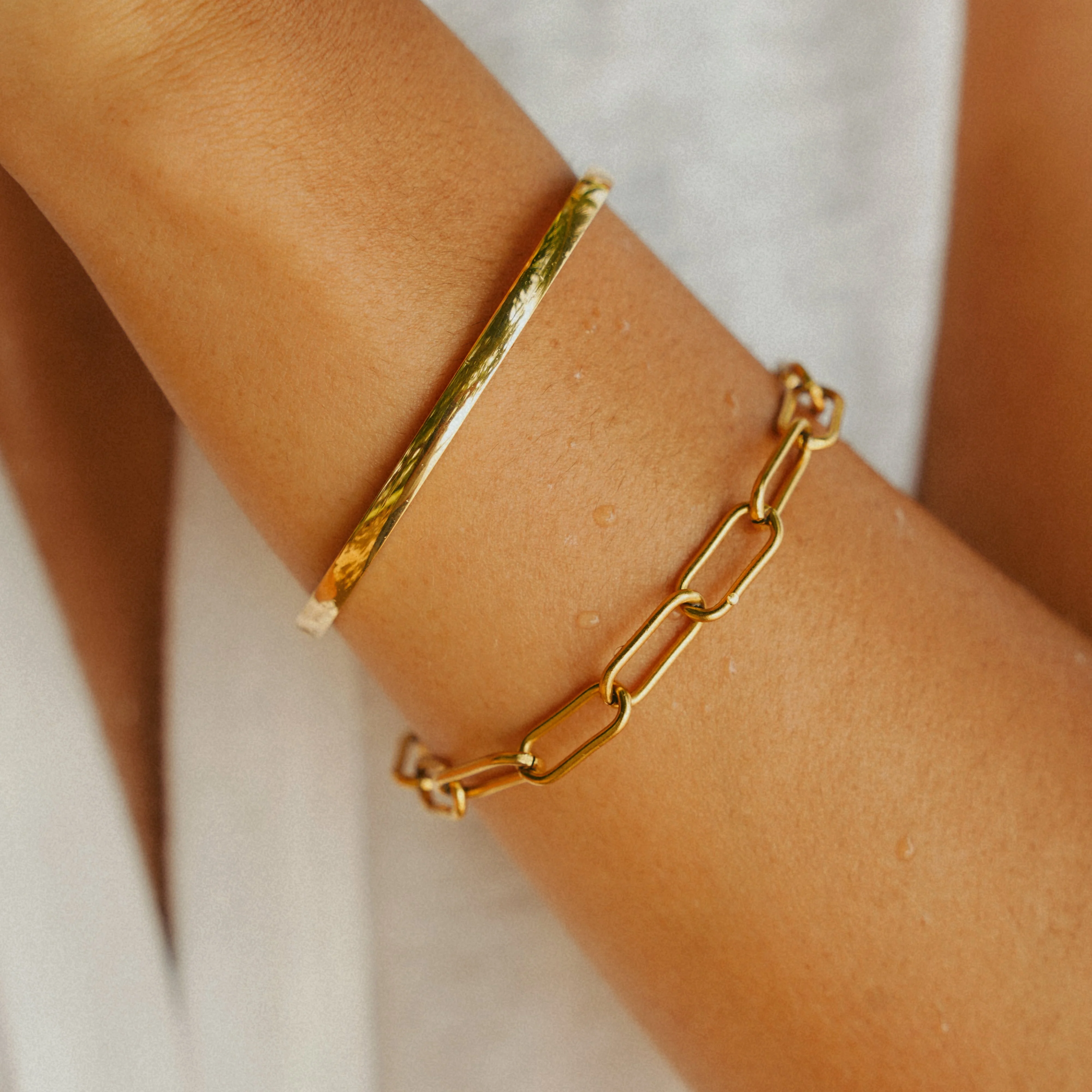 Tulum Chunky Paperclip Bracelet (Bundle) - Image 5