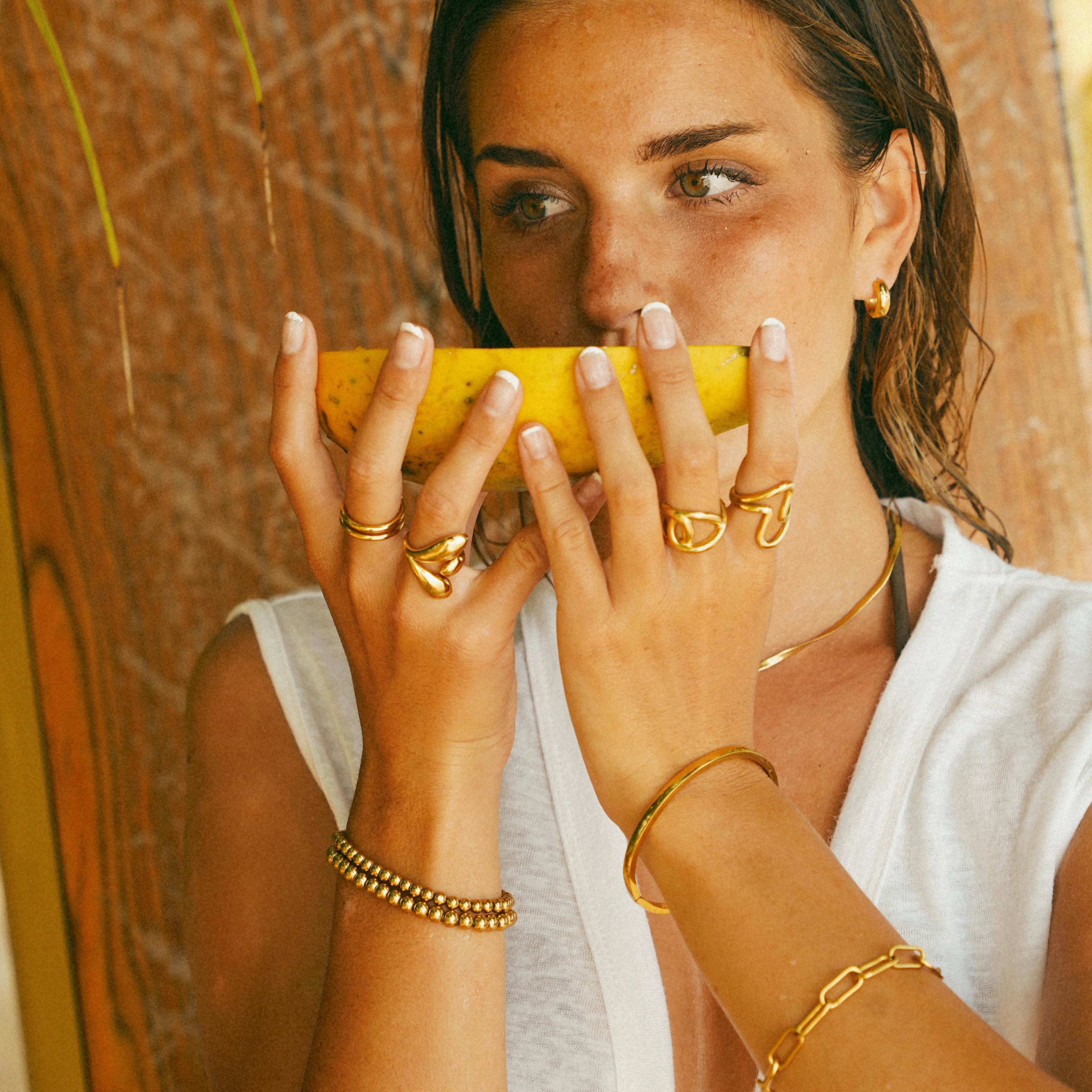 Tulum Chunky Paperclip Bracelet (Bundle) - Image 7