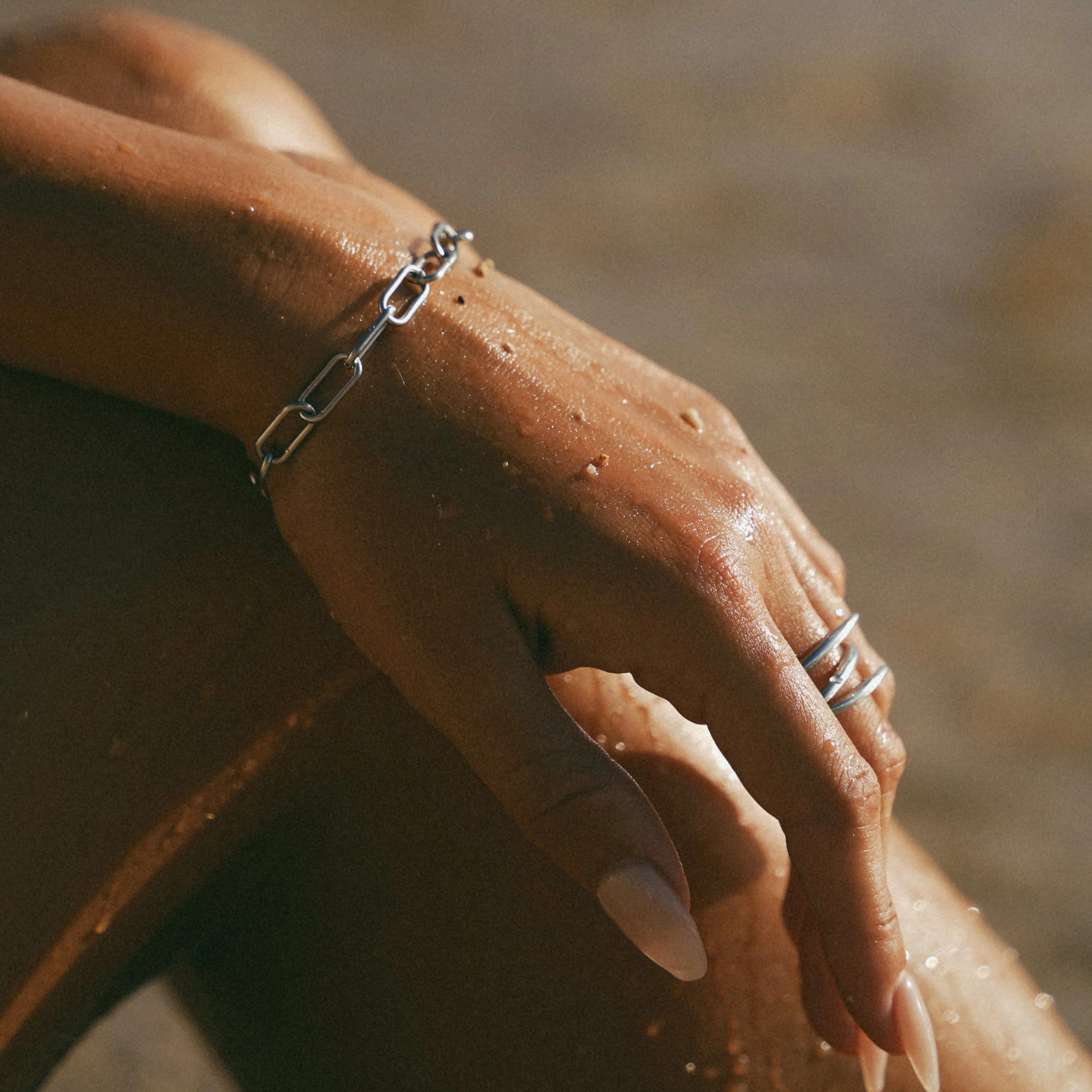 Tulum Chunky Paperclip Bracelet (Bundle) - Image 8