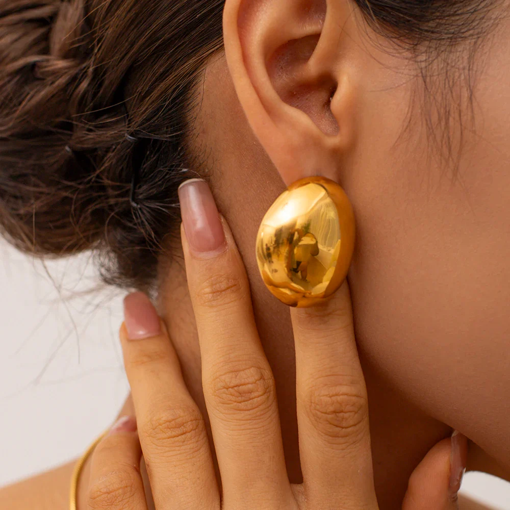 Cannes Chunky Earrings - Image 2