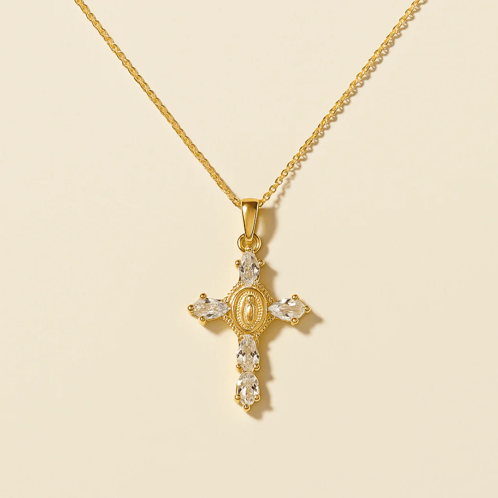 Valerie® Virgin Mary Cross Pendants - Image 10