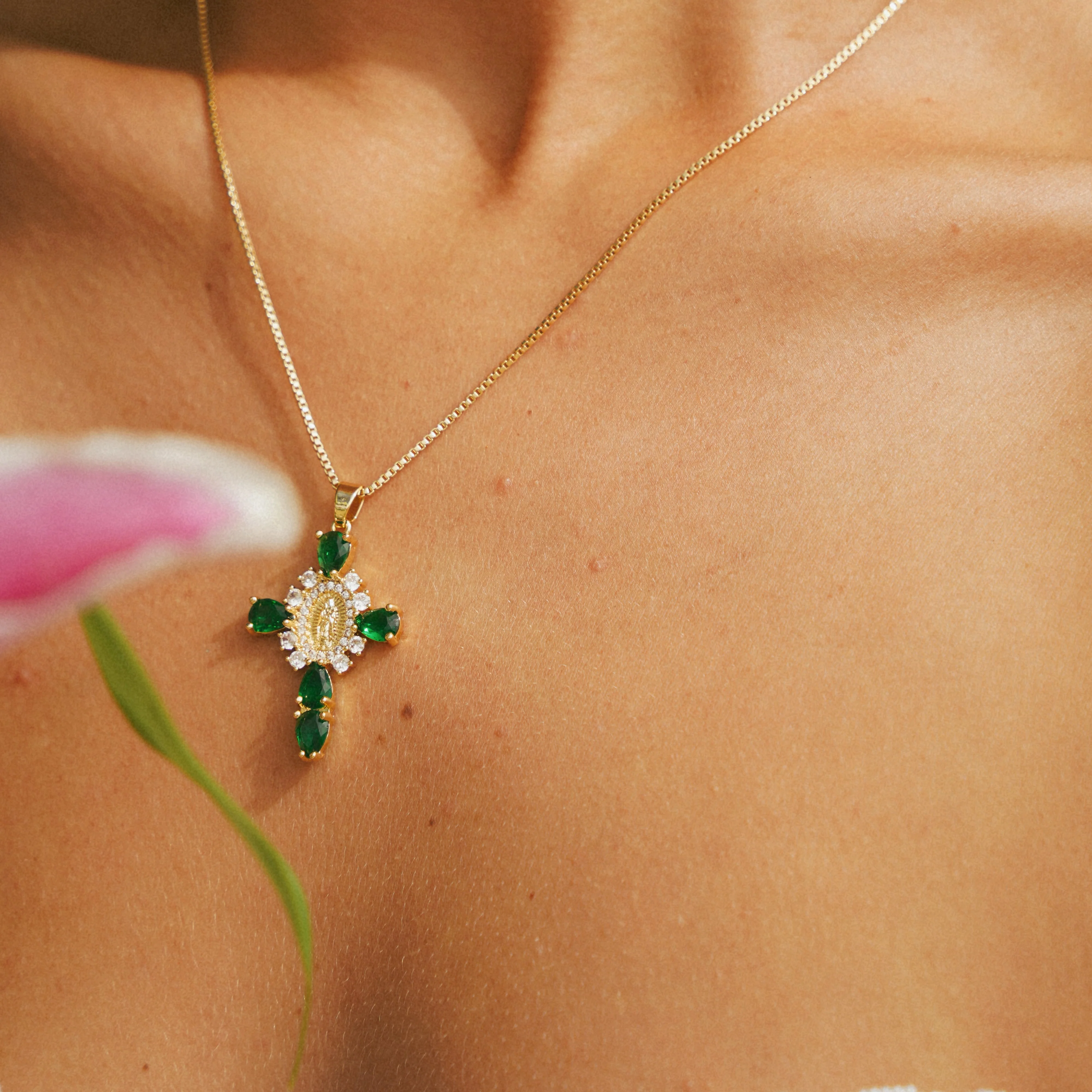 Valerie® Virgin Mary Cross Pendants - Image 7