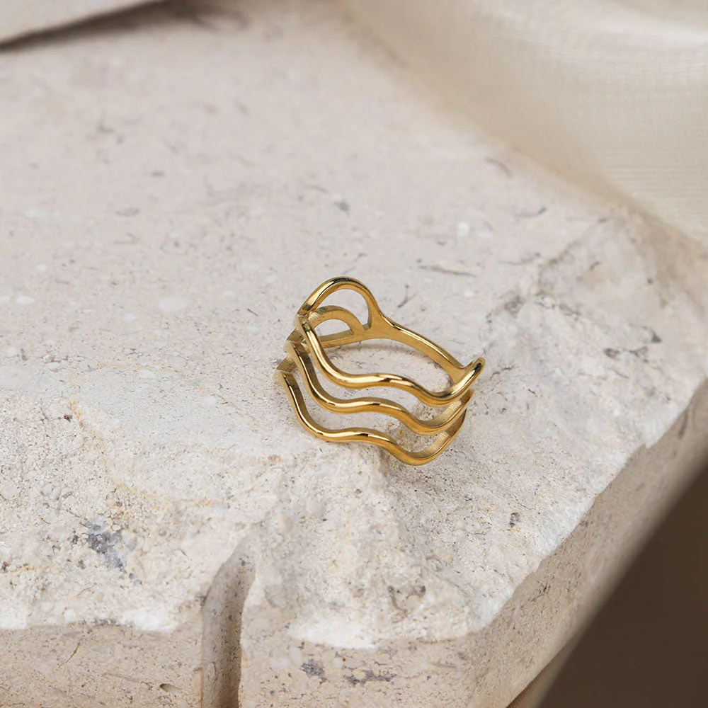 Wave Trio Ring - Image 3